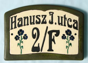 Házszámtábla 3-10